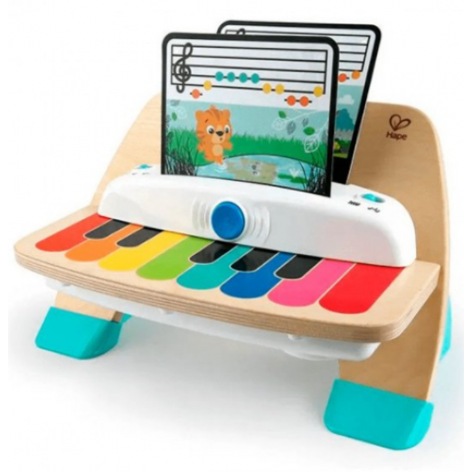 Aluguel brinquedo infantil piano mágico musical baby einstein hape