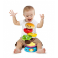 Aluguel brinquedo infantil hambúrguer empilhável musical bright starts