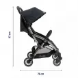 Aluguel Carrinho de Bebê Compacto Cheerio Jet Black Chicco